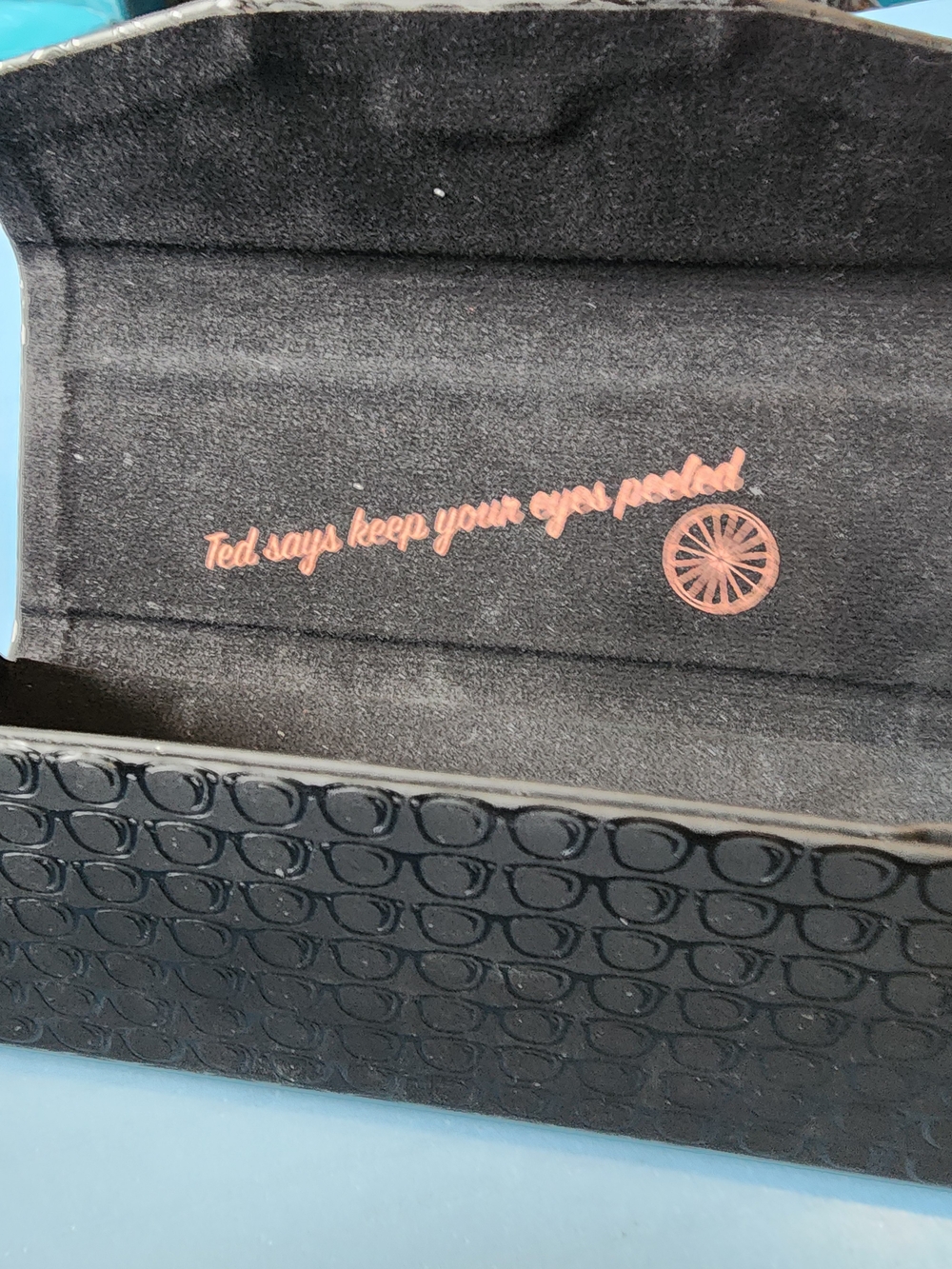 Ted Baker Black Eyewear Case
